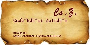 Csókási Zoltán névjegykártya